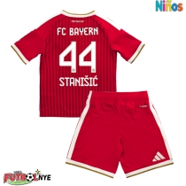 Camiseta Bayern Munich Josip Stanisic #44 Primera Equipación para niños 2026-27 manga corta (+ pantalones cortos)